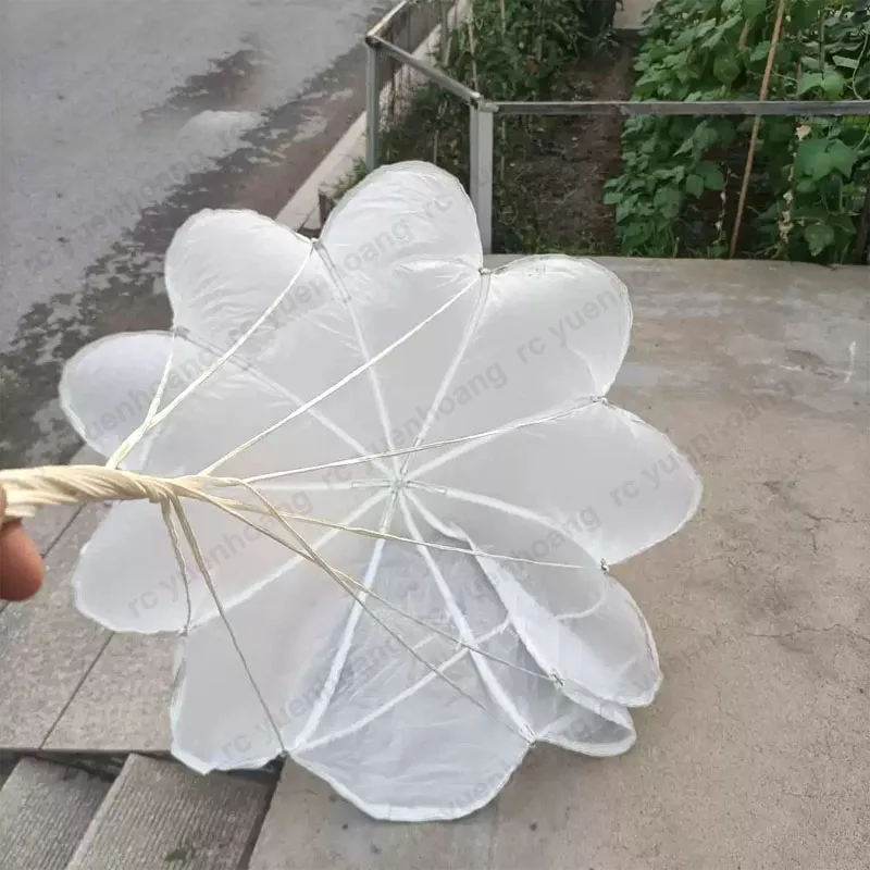 1PCS Model Airplane Landing Protective Parachute Water Anchor Parachutes Canopy Dia 1.7meters Airdrop Experiment Parachuting