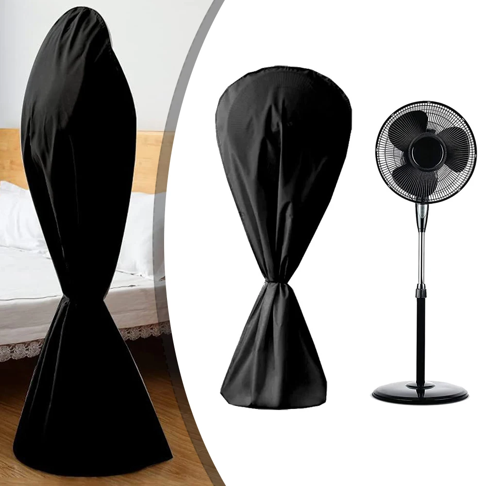 Electric Fan Dust Cover Waterproof Dustproof Fan Cover Home Electric Fan Dust Bag Cover Bag Storage Net Black Floor Fan Cover