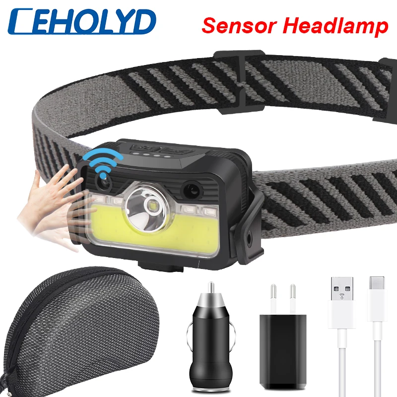 

CEHOLYD Led Headlamp XPG-Q5 Zoomable Fishing Camping Head Lamp Waterproof Headlight Built in Rechargeable Battery Working Light