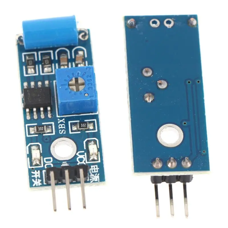Normally Closed Vibration Sensor Module Adjustable Sensitivity 2/4/6Pcs Reliable for Industrial Monitoring Use
