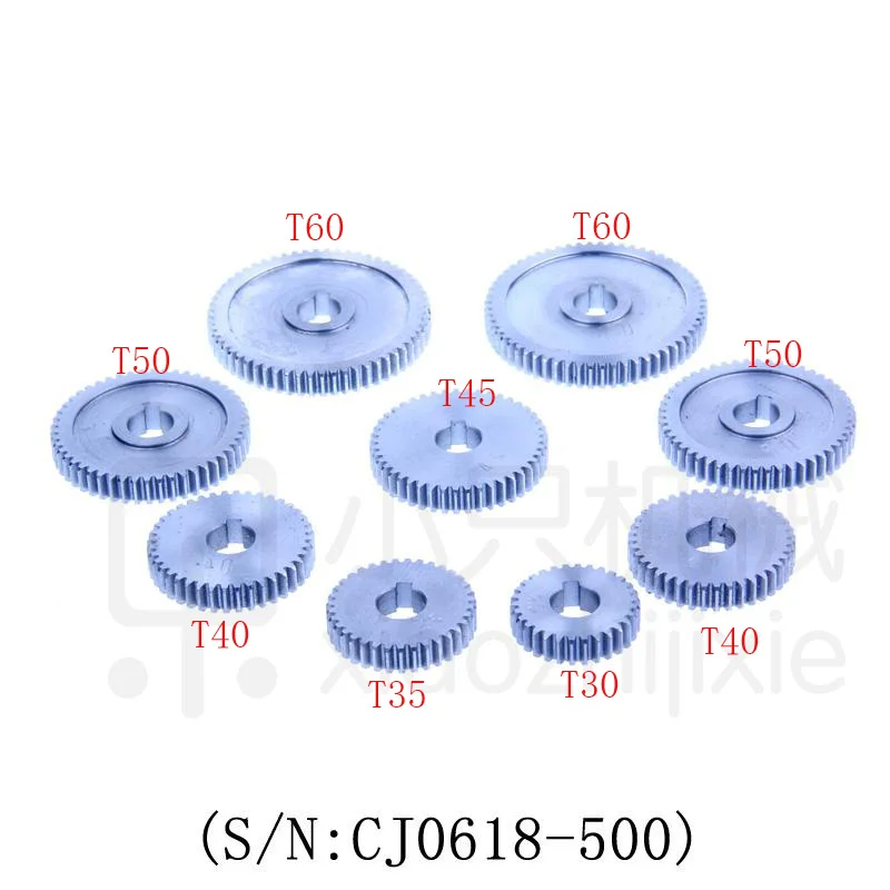 【送料無料】s/n CJ0618-500 9個ミニ旋盤ギア、家庭用小型旋盤、金属ゲルマニウム金属切断機歯車旋盤ギア