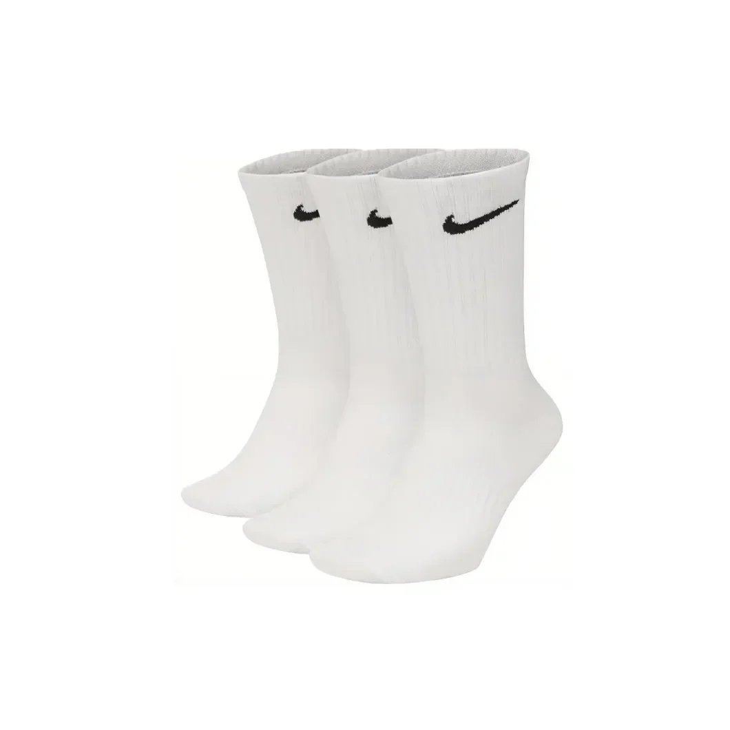 Nike EVERYDAY LTWT CREW 3PR Quick Dry Training Socks 3 Pairs Fall/Winter Tall, Comfortable, Sweat-wicking Socks