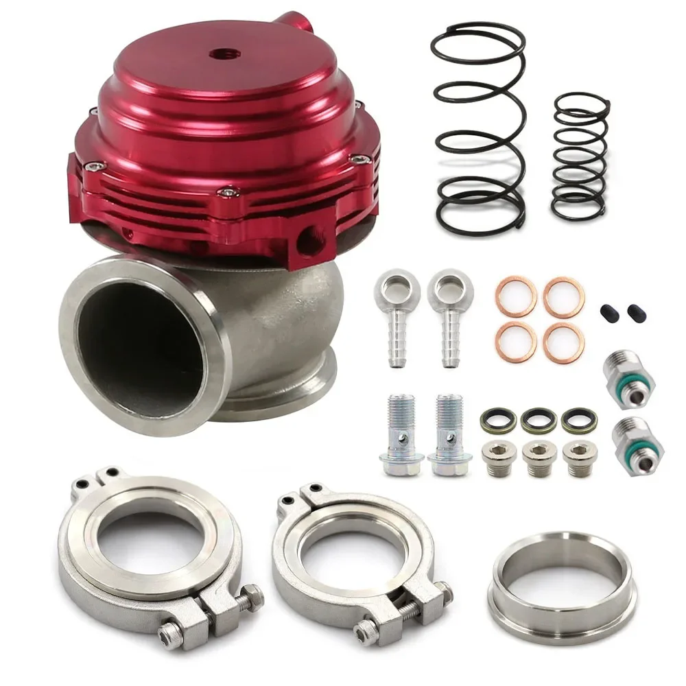 

Car Universal 44mm External Wastegate V-Band Flanged Turbo Waste Gate For Supercharge Turbo Manifold With Logo Car Accessories