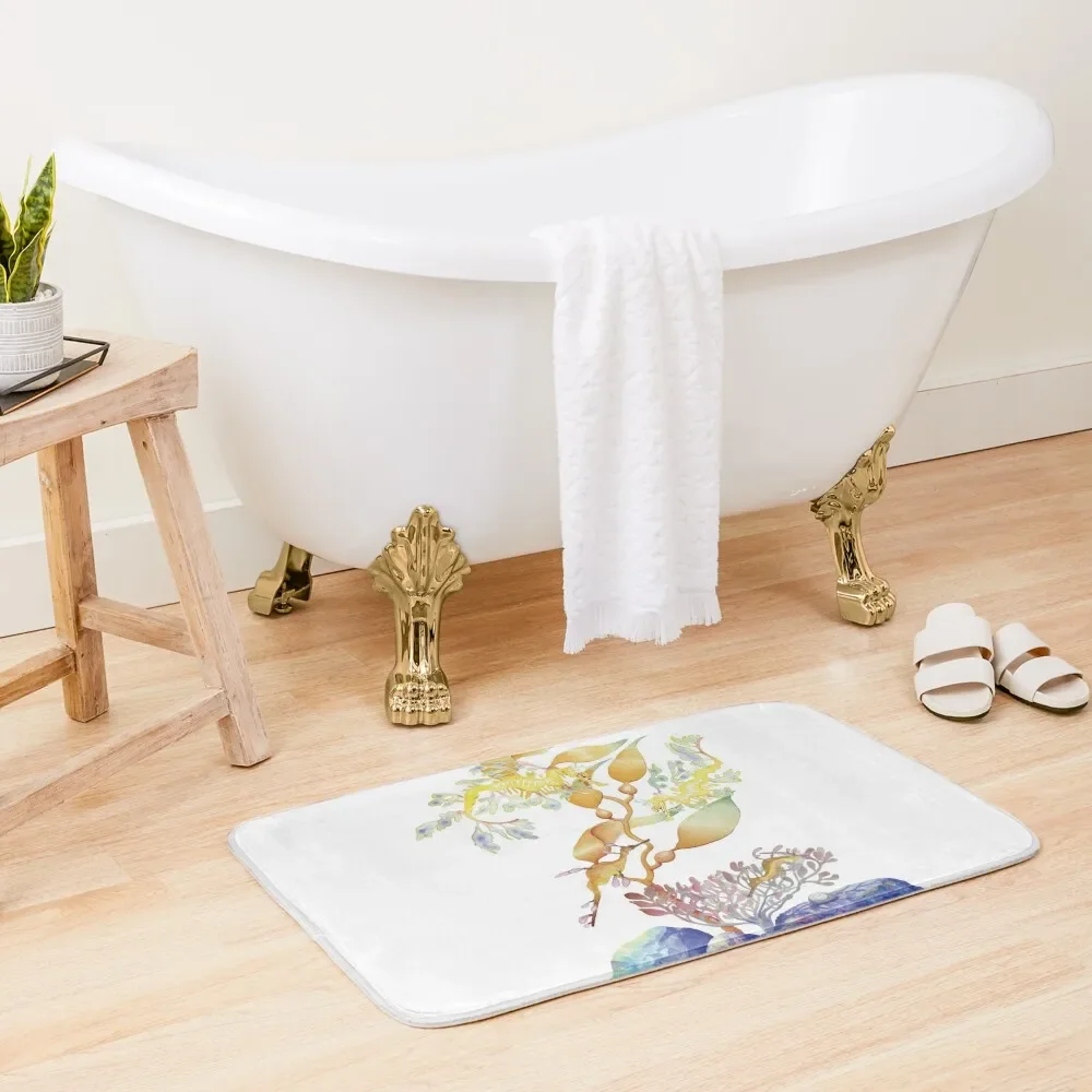 

Sea Dragon Aquarium Bath Mat Home Entrances Living Room Rug Kitchens Mat