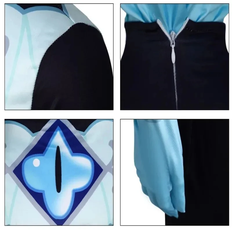 w;3'c\6,b'Sombra Milk Cosplay Cookie Run: Kingdom Costume Pure Mystical Vanilla Sugar Halloween Biscuit Adult Children C7;m/8\f; - view 6