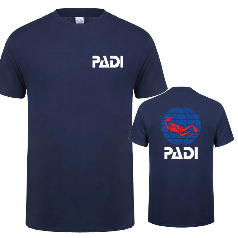 Scuba driver Padi  T Shirt Men Casual Cotton Short Sleeve Tops LH-373