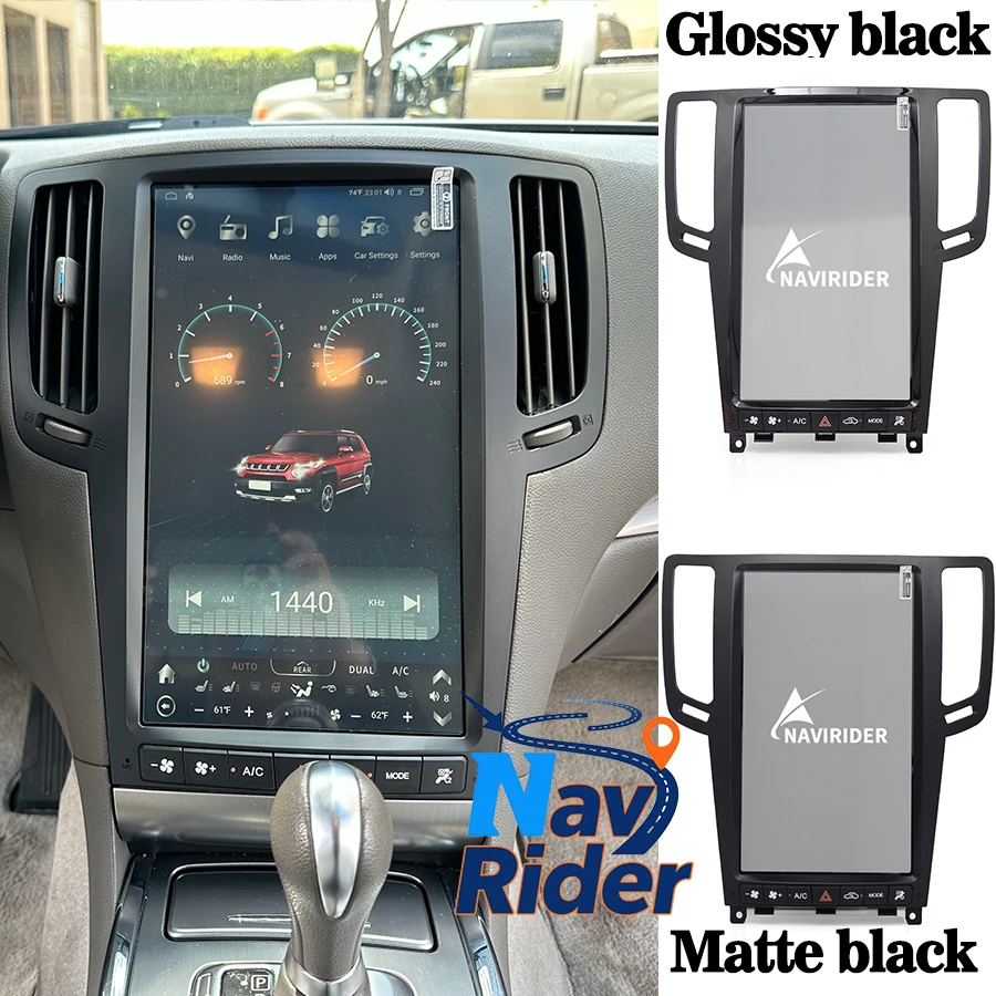 

Радио с экраном Android 2din 13,6 дюйма для INFINITI G37 2007 2013, GPS Carplay, автомобильный мультимедийный видеоплеер, стерео головное устройство Navi