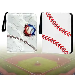 400 Pockets Baseball Card Folder Double Sided Pockets Game Card Folder Card Collector Binder for TCG Card