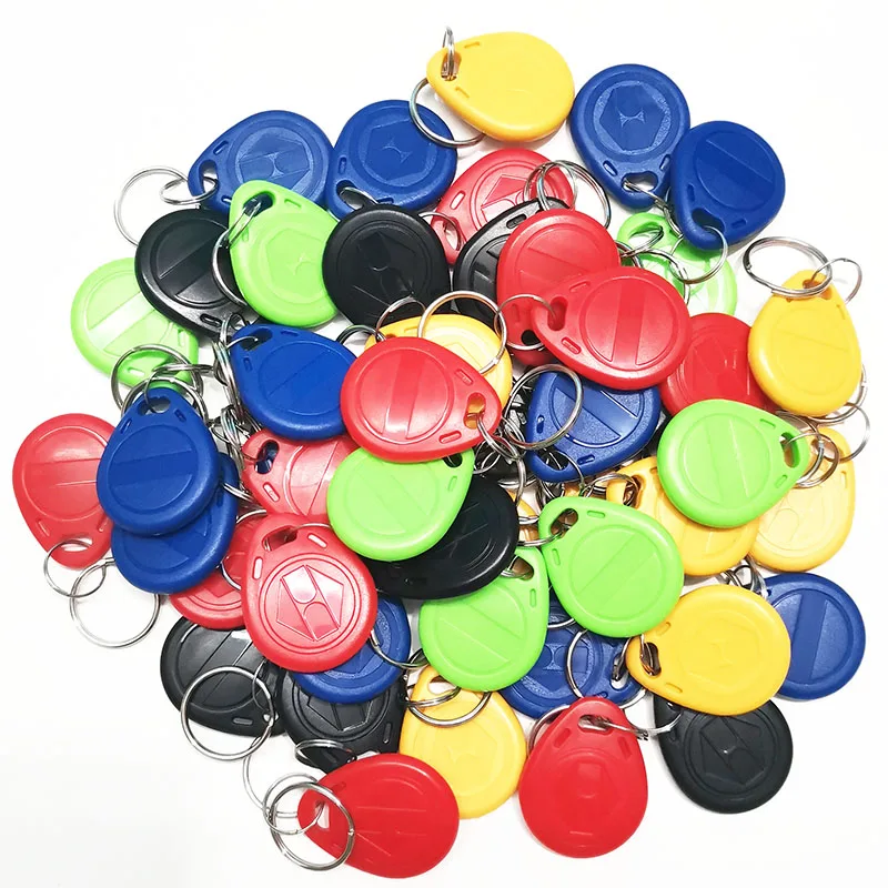 

100pcs CUID Android App MCT Modify UID Changeable NFC 1k S50 13.56MHz Keyfob Block 0 Writable tag Clone Token For Access Control