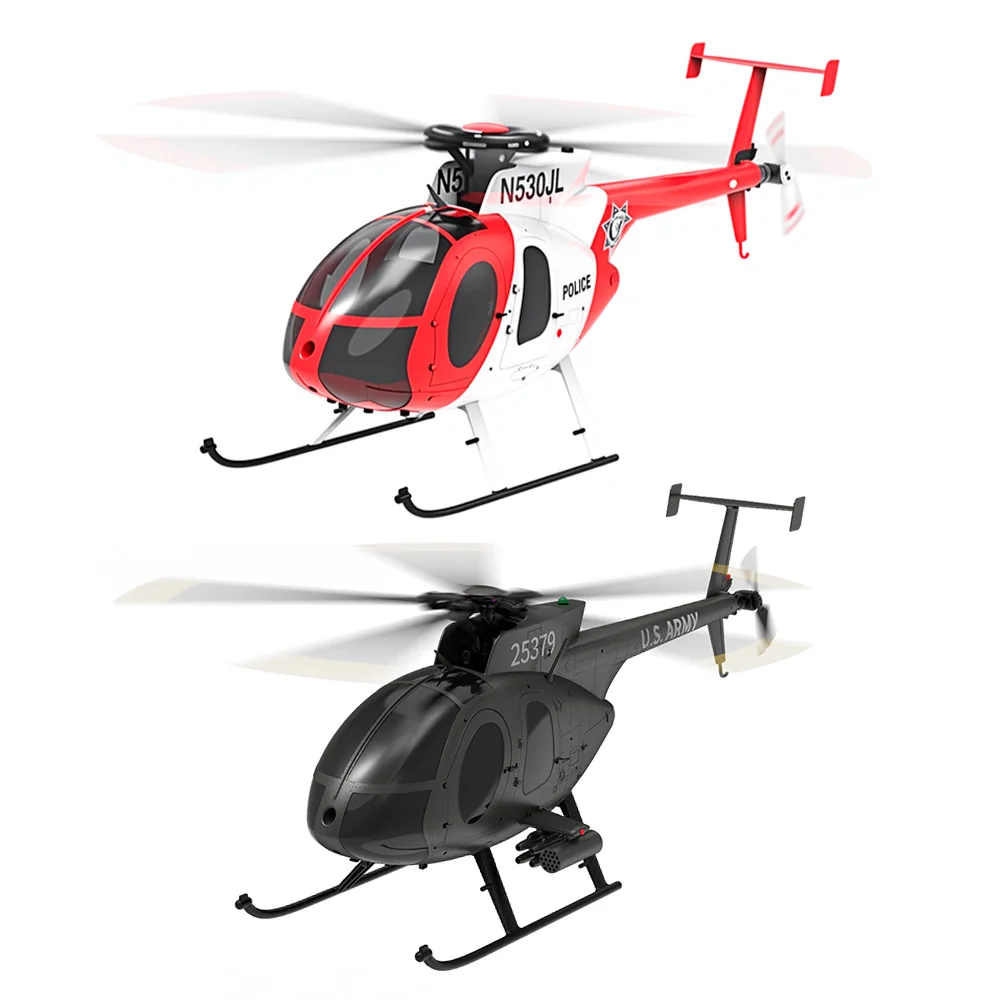 YUXIANG F119S(MD500) Helicóptero 9CH GPS 1/16 Flujo óptico + LiDAR TOF/Altitude Hold Dual Brushless 350m 18Min Fight RC Avión