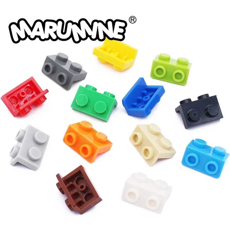 

Marumine Bracket 1x2-1x2 Building Blocks 30PCS DIY Assembling Compatible 99781 MOC Accessories Parts Bricks Educational Toys Kit