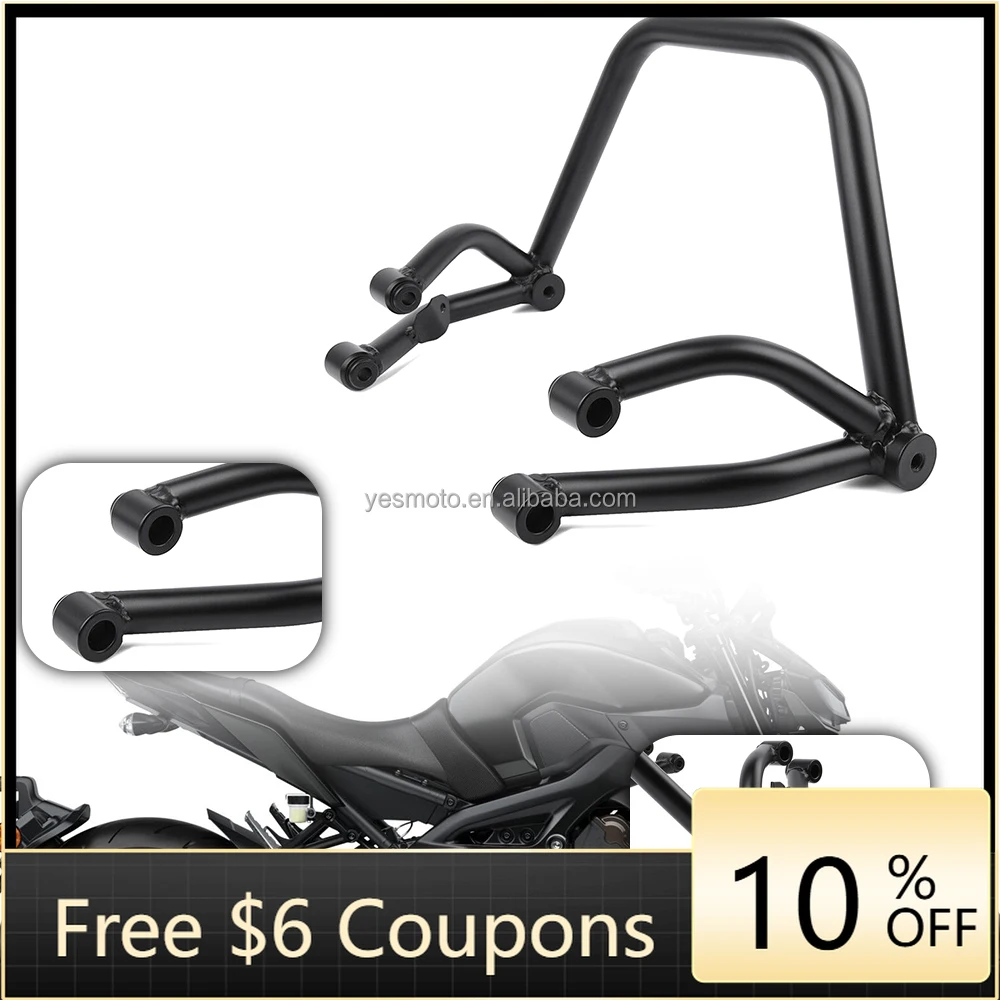 

STLF Stunt Subcage Rear Passenger Peg Engine Guard Crash Bar for MT-09