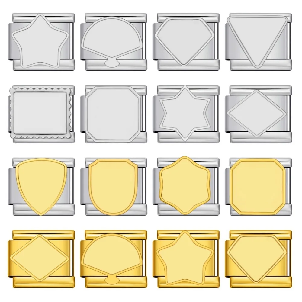 جديد هندسية الإيطالية وحدة سوار الفولاذ المقاوم للصدأ DIY الجمعية حزام الساعات سلسلة هدية أنيقة للمجوهرات اليومية شيك الإكسسوارات