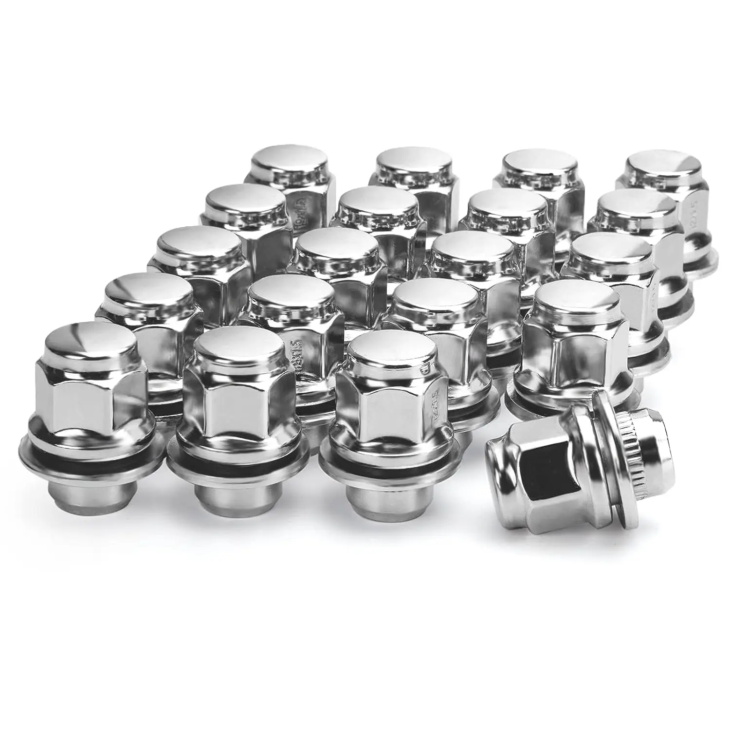 37mm  Lug Nuts  OEM Factory Style Mag Seat Lug Nuts M12x1.5,m12x1.25,hex 21mm, black or sliver