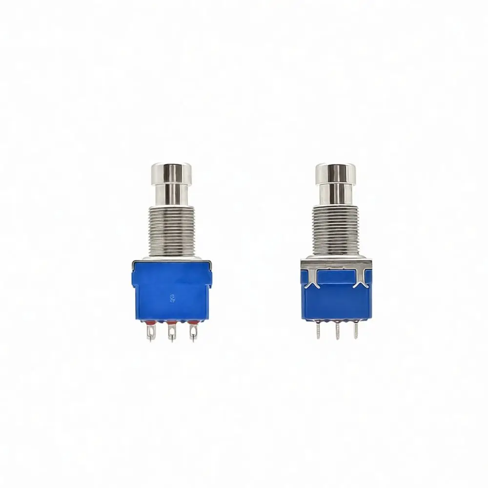 Electric Guitar Effect Footswitch 3DPT 9 Pin Switch Replacement For Bass Stompbox Repairing DIY Mechanical Button Gear