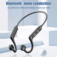 KS19 Bone Conduction Earphones TWS Sports Headphone Wireless Bluetooth-Compatible Headset Hands-free With Microphone For Running