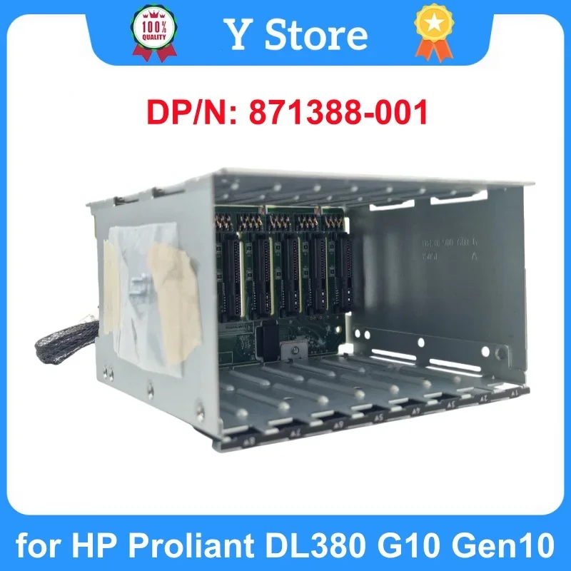 

871388-001 for HP Proliant DL380 G10 Gen10 SAS Card 2.5-inch Hard Drive Expansion Cage 8-Bay SFF HDD Cage 876907-001 832305-002