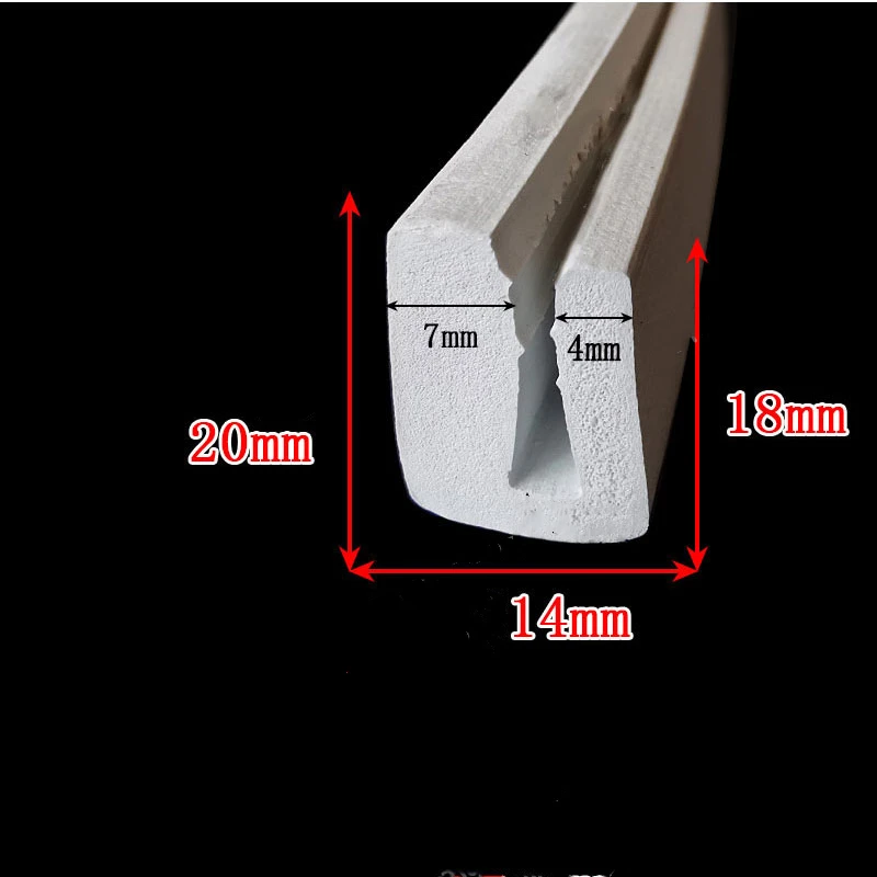 

EPDM Rubber Foam Sealing Sponge U Strip Glass Metal Car Wood Panel Edge Encloser Shield 20x14mm Grey White