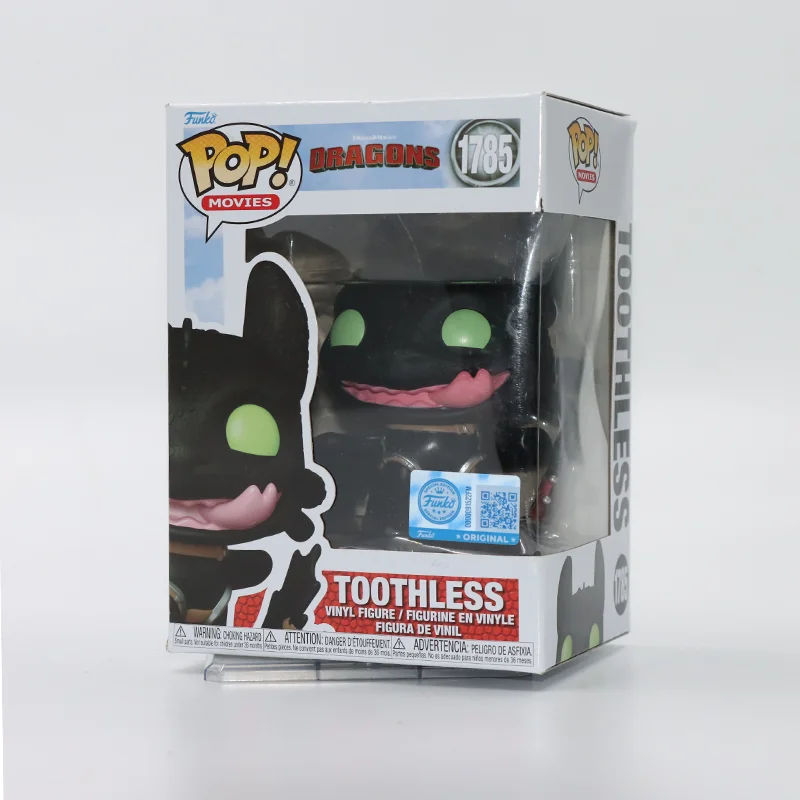 ‌Funko Pop! How To Train Your Dragon Toothless Tongue Out Version #1785 Limited Edition Vinyl Figure Collectible Model