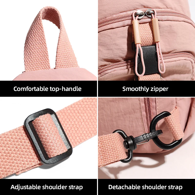 Borsa da petto da donna Escursionismo all'aperto Campeggio Arrampicata Ciclismo Borse a tracolla Tempo libero Pendolarismo Shopping Borsa a tracolla sportiva