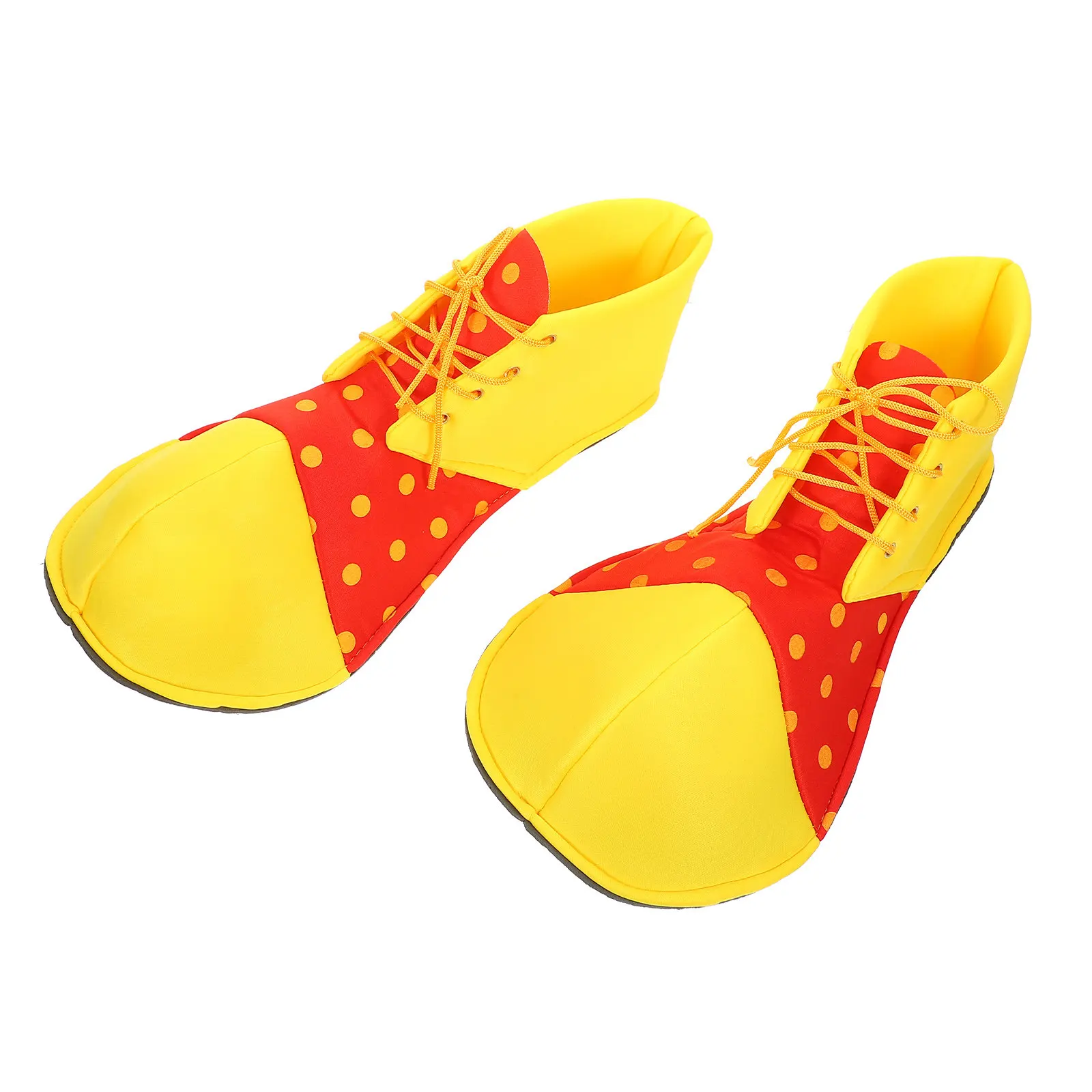 1Pair Large Clown Shoes Halloween Cosplay Shoe Big Size Clown Costume Prop for Performance Party Halloween Party Shoes