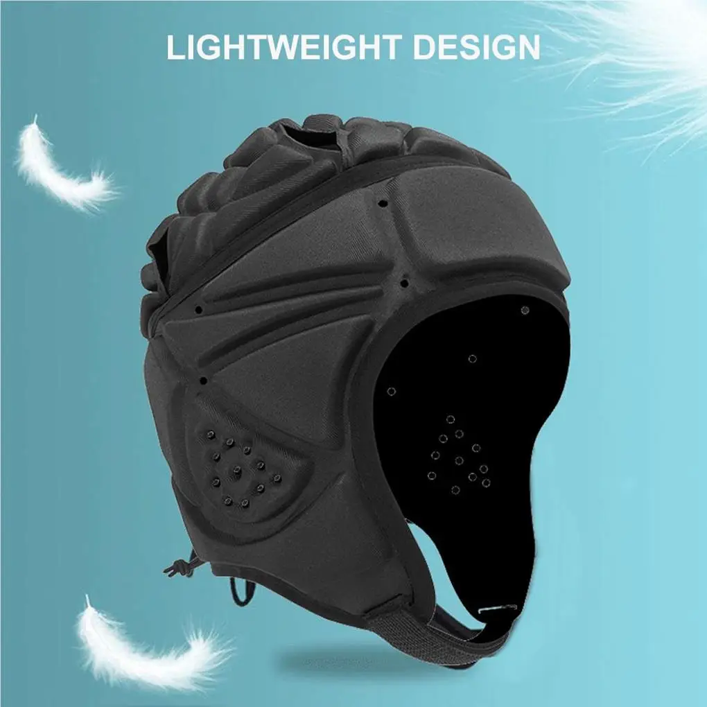 

Ruby Scrum Caps Accessories Professional Buffering Helmets Supple Cycling Football Skateboarding Goalkeeper Headguard Hat