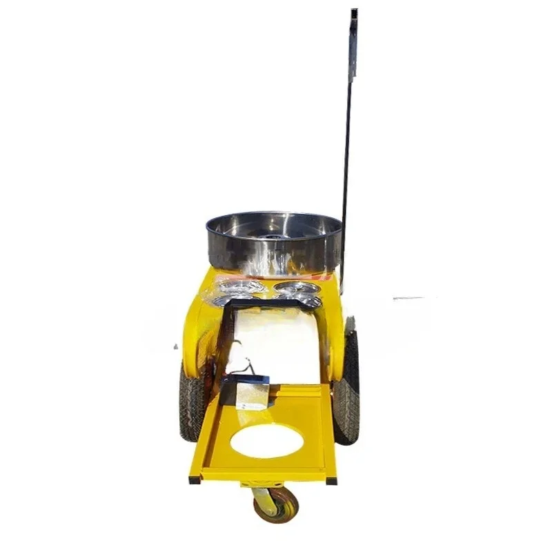 

Cotton Candy Floss Machine for Commercial Electric Cart Heating Sink Cotton Candy Maker Brushed Stroller Cotton Candy Machine