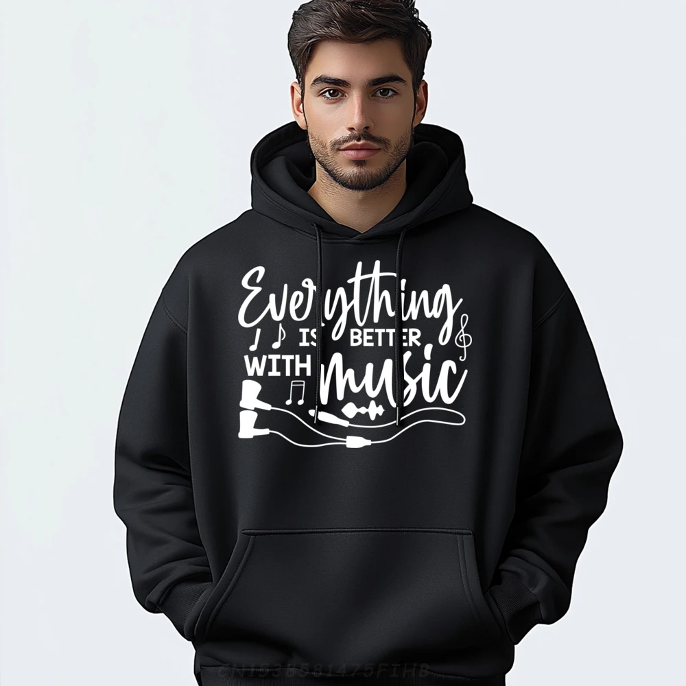 

Musical Notes Symbol For Musicians Loves Music Bb Life Streetwear Men Camiseta Masculina Hoodie