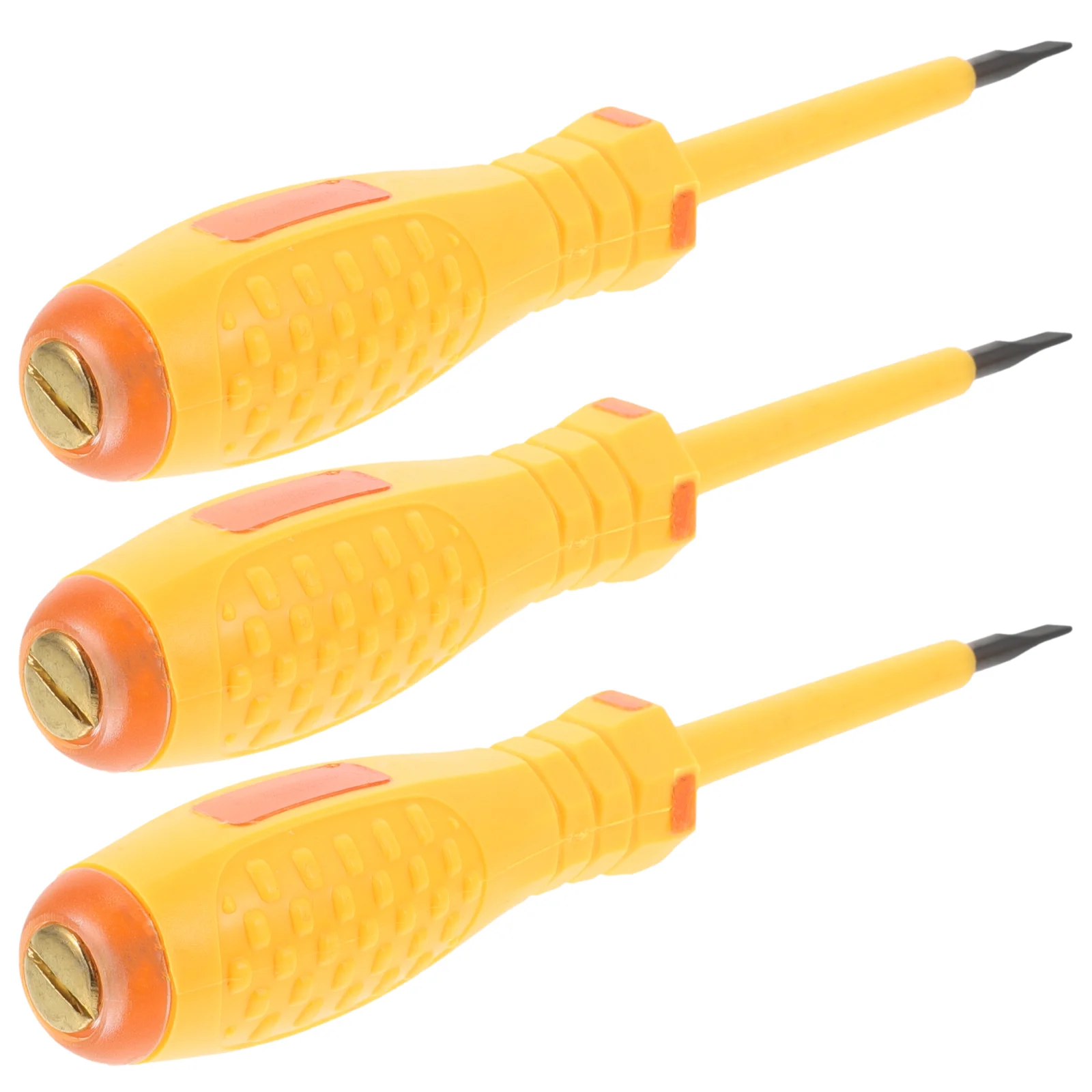 

3 Pcs Contact Electric Test Pen Electricity Tester Portable Voltage Screwdriver Electrical Tools Copper