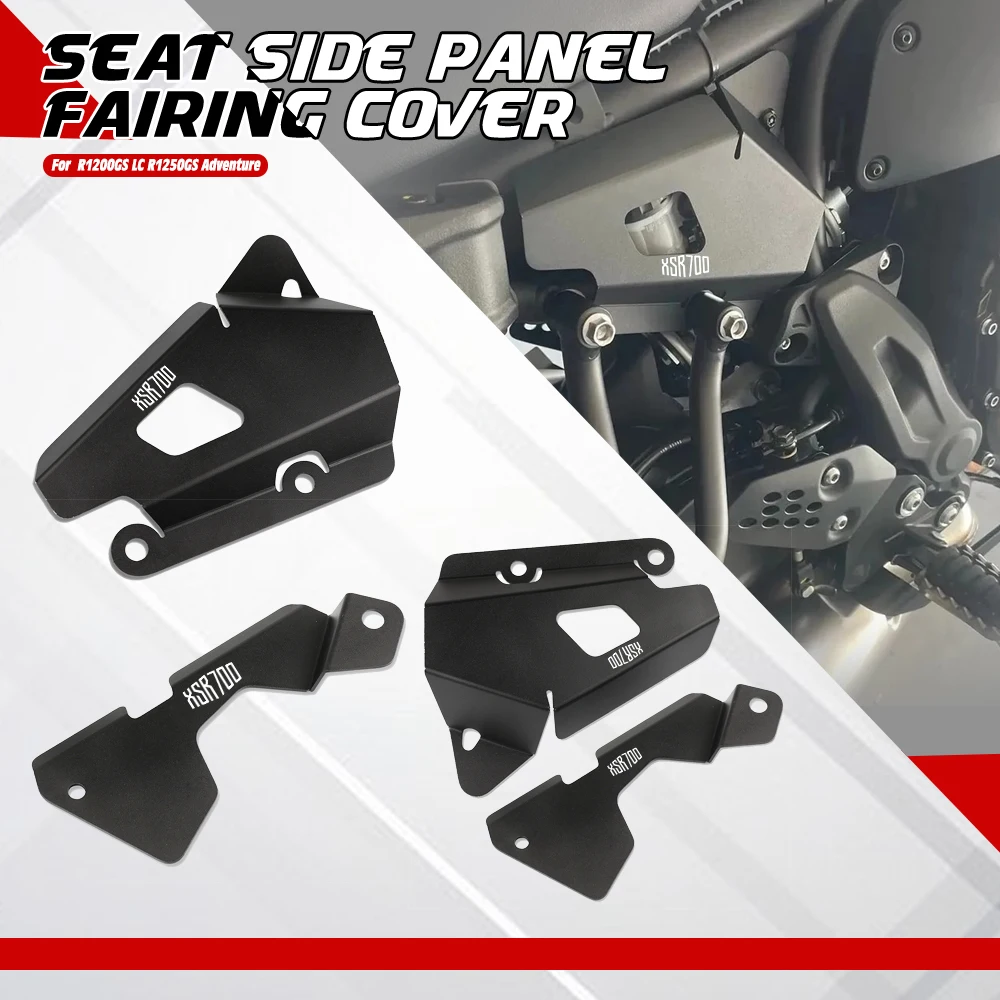 

XSR 700 Frame Cover Brake Reservoir Guards Protector For Yamaha XSR700 2015- 2023 2022 Seat Side Panel Fairing Cover Frame Guard