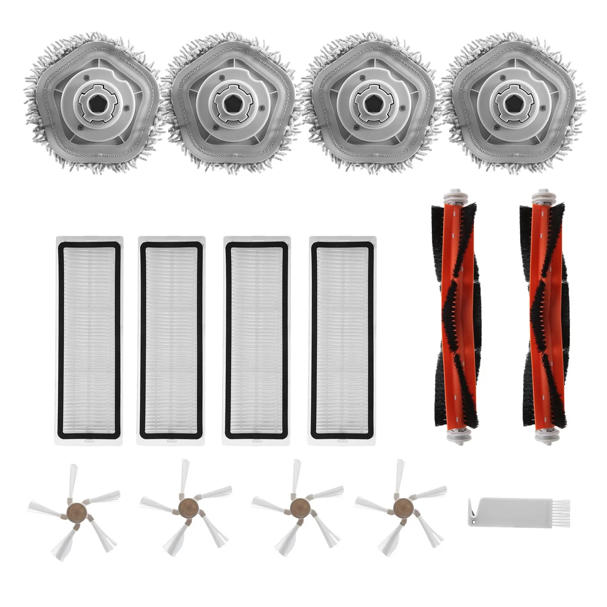 Accesorios para Robot aspirador Bot W10, Cepillo Lateral principal, filtro HEPA lavable, paño de mopa, repuestos