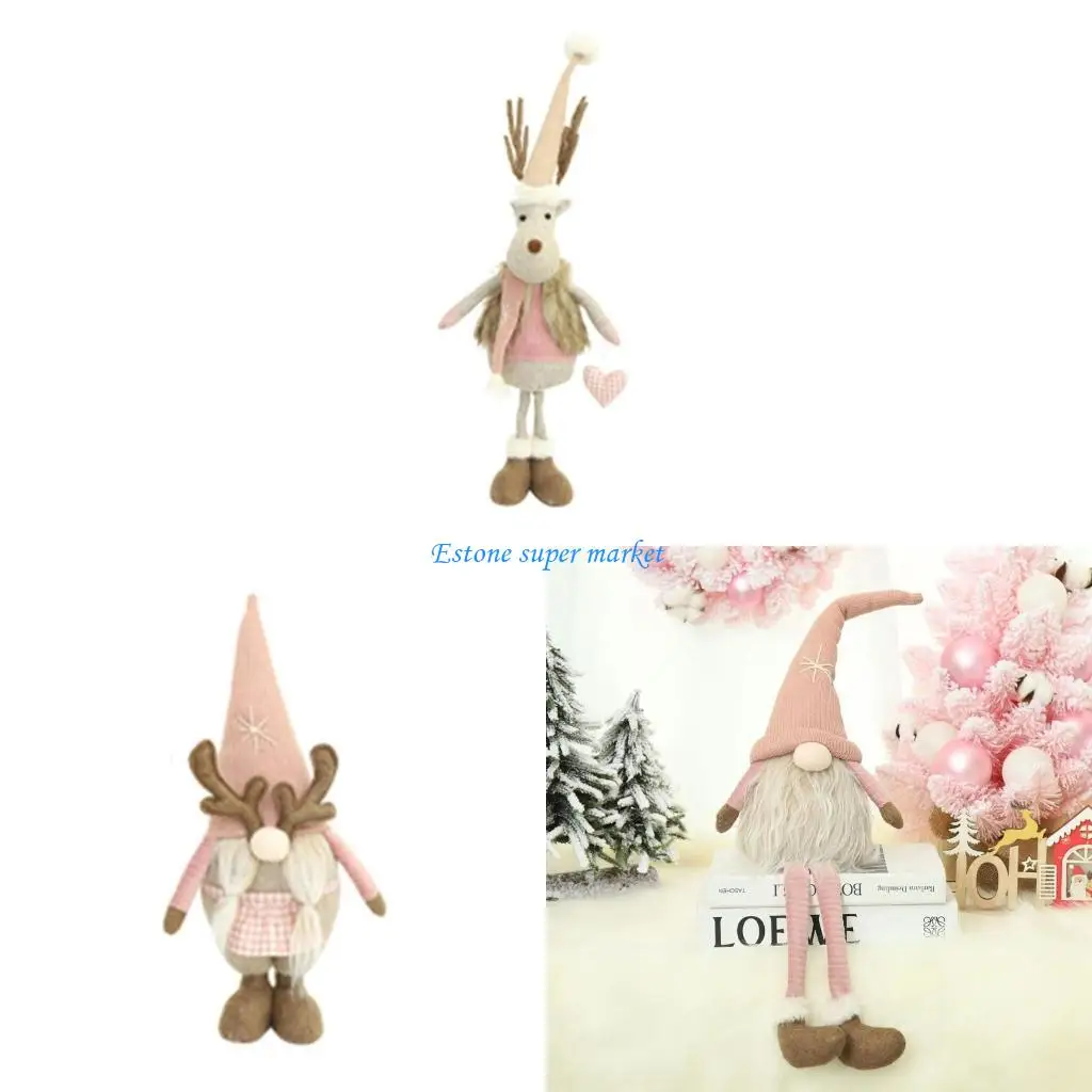 

090B Hanging Gnome for Doll Flash Gifts Christmas Elf Gnome Funny Flashing Kids Novelty Plush Festival Gifts