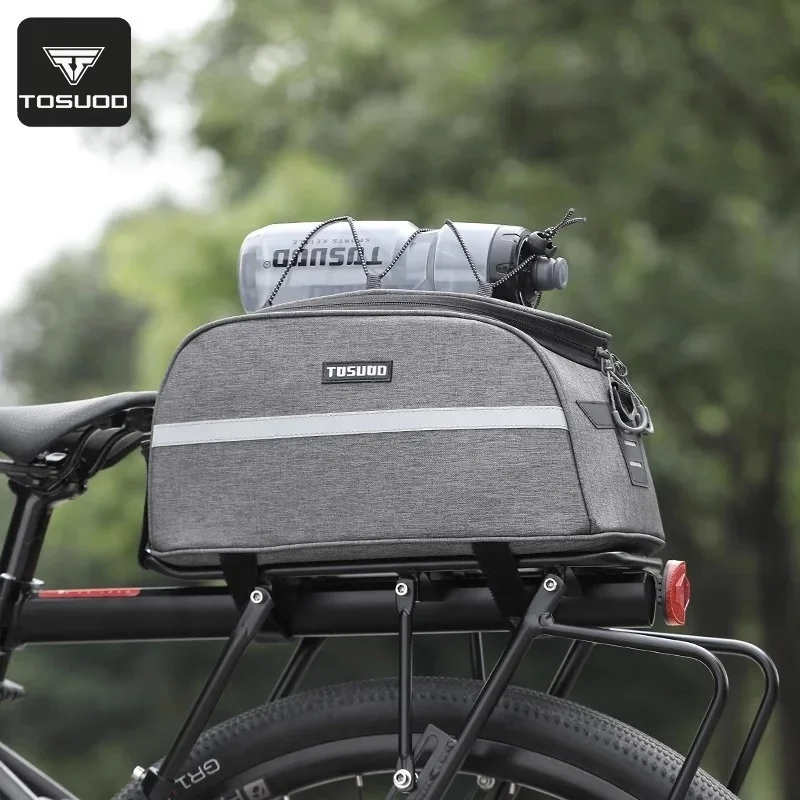 

TOSUOD Универсальная задняя велосипедная сумка для горных велосипедов с водонепроницаемой функцией и хранилищем для велосипедного снаряжения Велосипедная сумка