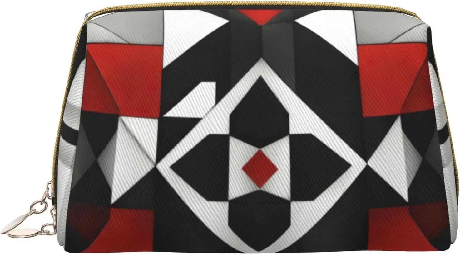 

Косметички с абстрактным геометрическим узором и принтом, маленькая кожаная косметичка для кошелька, косметичка, клатч для туалетных принадлежностей