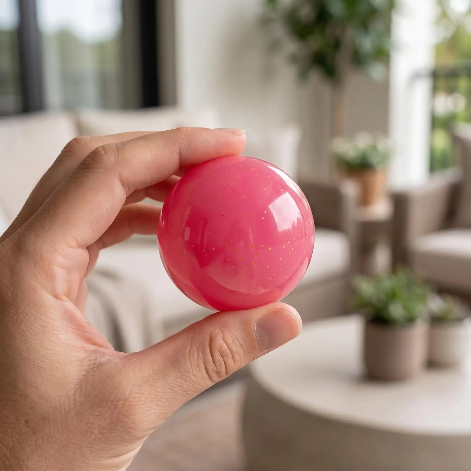 Adaptable Park Golf Ball | Glossy Translucent Finish, Park Golf Practice Ball,