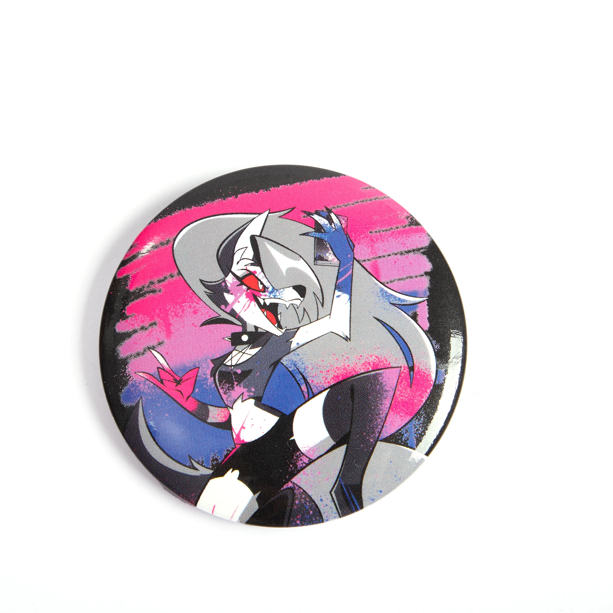 58 مللي متر أنيمي Helluva Boss Sallie May Ozzie Verosika Loona Fizz تأثيري حلي شارة دبوس SPTE صفيح بروش دعامة عيد الميلاد جيلف #5