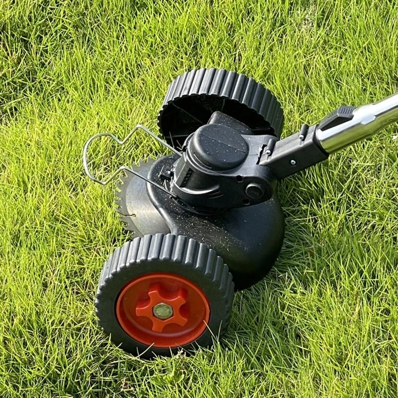 Y1AD 2 Ukuran Pemangkas Rumput Untuk Kepala Tanpa Tanpa Lawn Roda Multifungsi Roda Pemangkas Rumput Roda Mesin Mesin