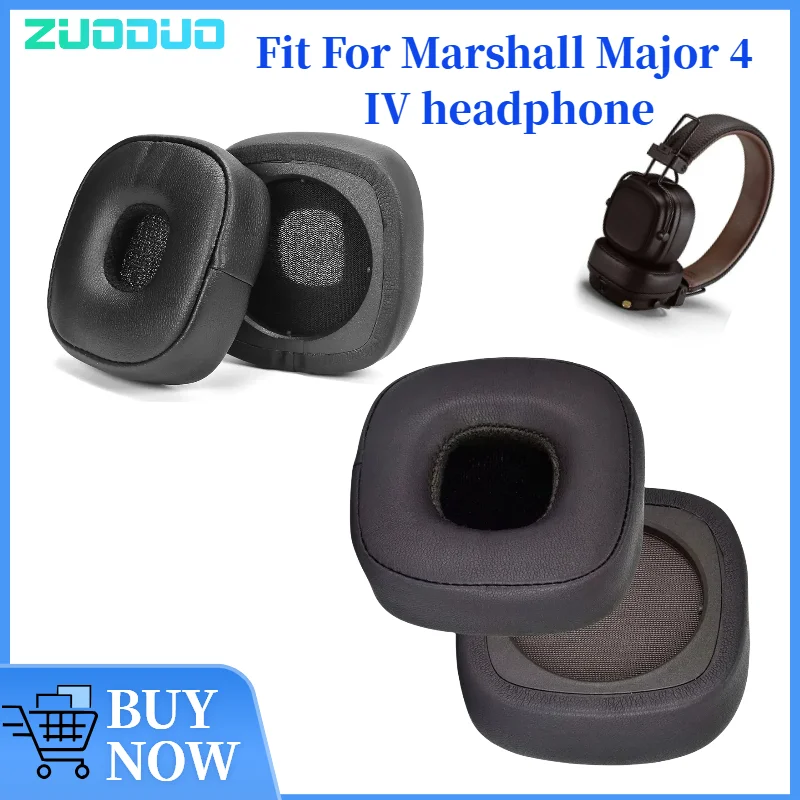 

ZUODUO Replacement Earpads Cushion For Marshall Major 4 IV Headphones Memory Sponge Sleeves Cover Case Repair Parts