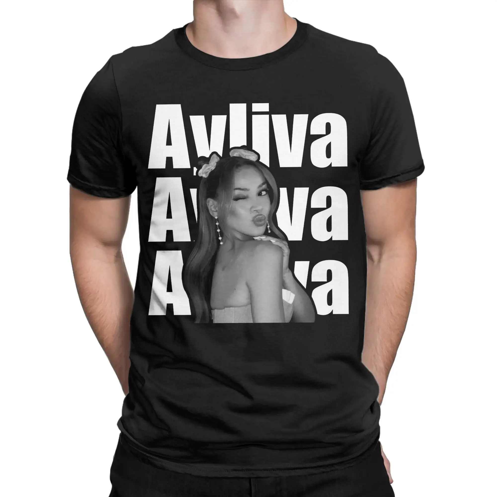 Men Women Grunge Style Ayliva In Liebe T Shirt  100% Cotton Clothing Creative Short Sleeve Round Neck Tees Plus Size T-Shirt