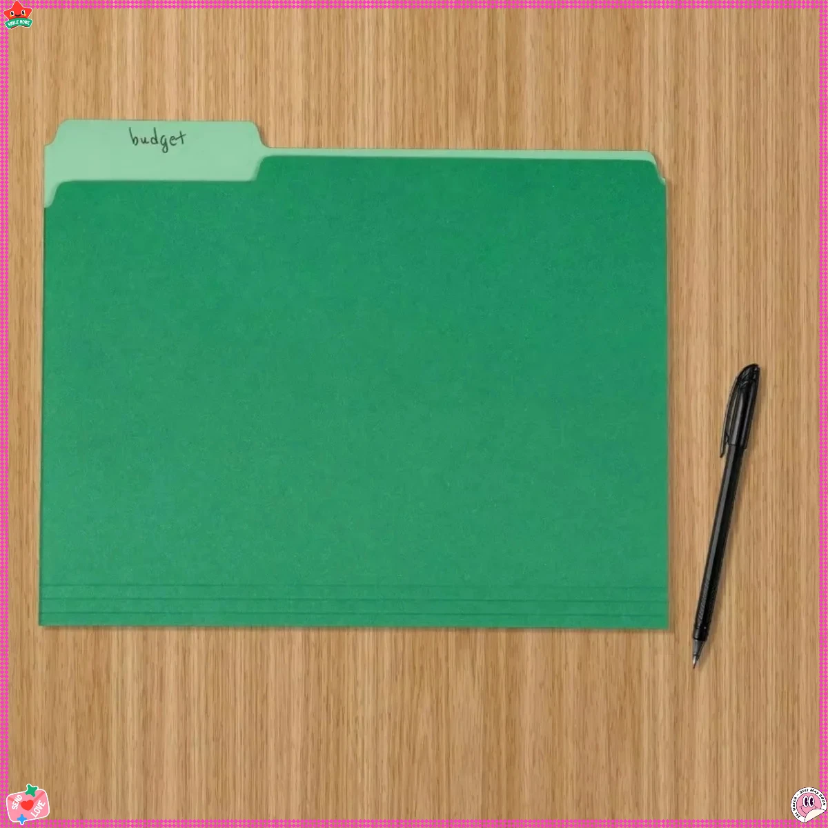 

File Folders, Letter Size, 1/3 Cut Tabs, Bright Green, Perfect for Everyday Filing and Organization, 36-Pack