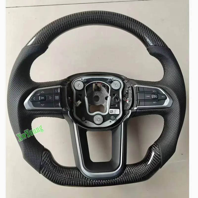 For Jeep Compass Renegade Customize 100% Real Carbon Fiber Car Steering Wheel