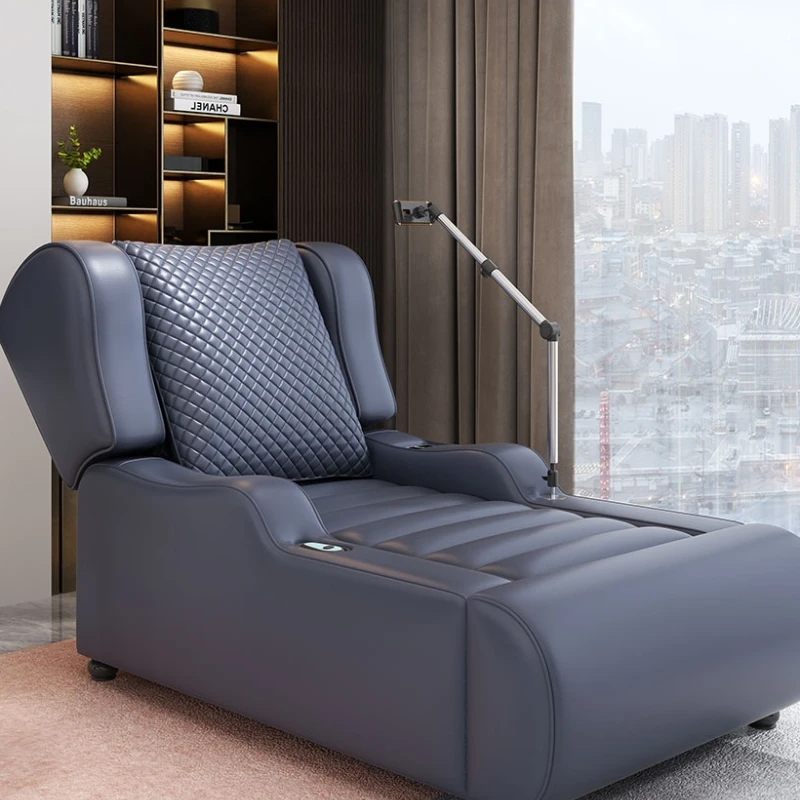 Single Electric Sofa Office Leisure Massage Function Adjustable Bed Chair Space Capsule Recliner