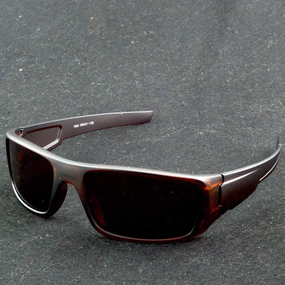 Retro Tortoise Shell Sunglasses Men Ultra Light Rectangular Frame Brown Lens Sun Glasses UV400 Driving Outdoor Sports Eyewear