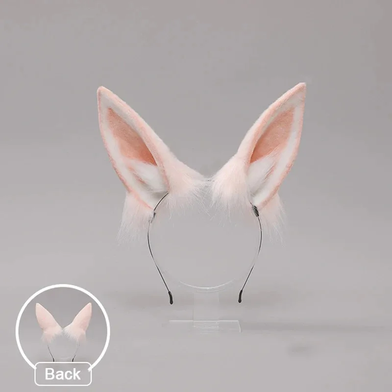 zizi 2025 Game Jiao Qiu Honkai Star Rail Cosplay Wig Fox Ears Headband Headwear Jiaoqiu Pink Hair Halloween Party Carnival Role