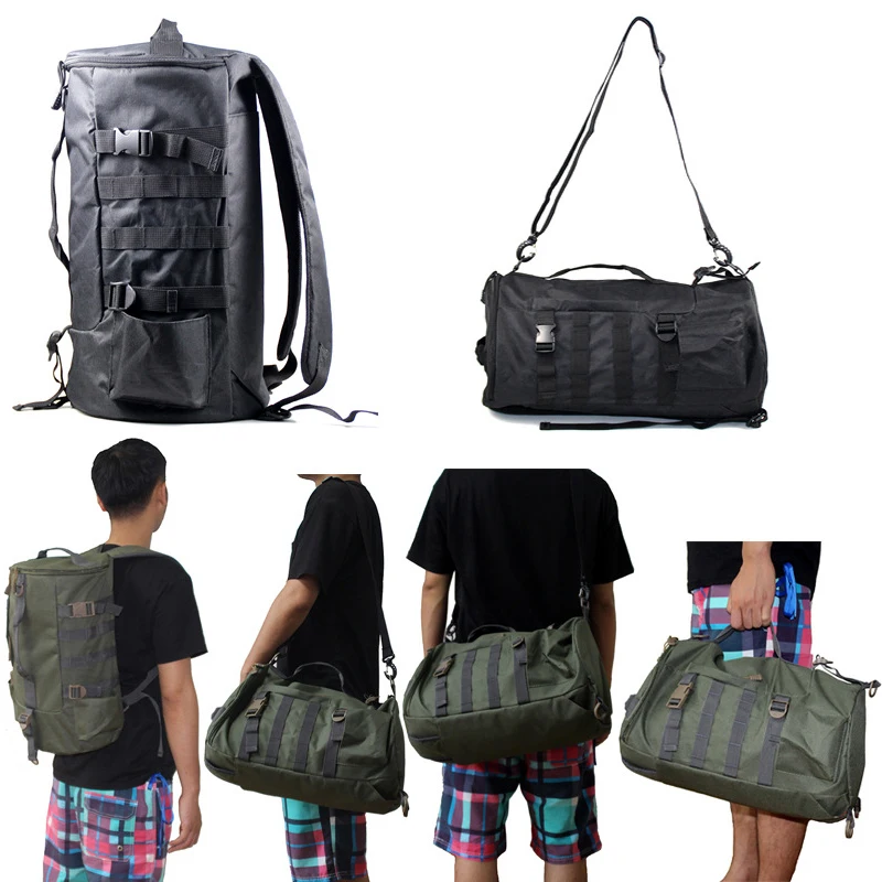 1Pc Cylindrical Fishing Rod Bag Luya Outdoor shoulder Backpack Storage Fishing Rod Bag For Men