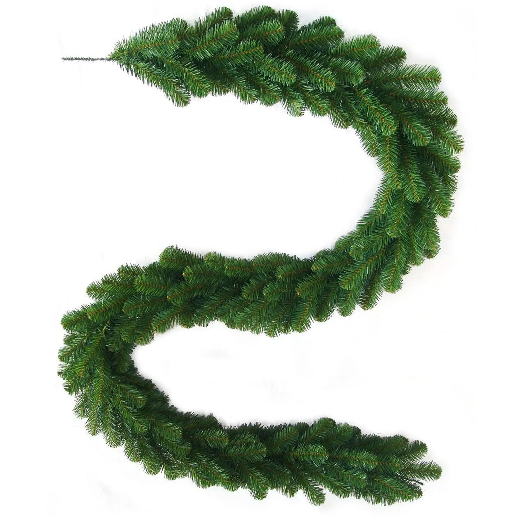 9 Ft Northern Spruce Garland 2-Pack, Faux Christmas Greenery