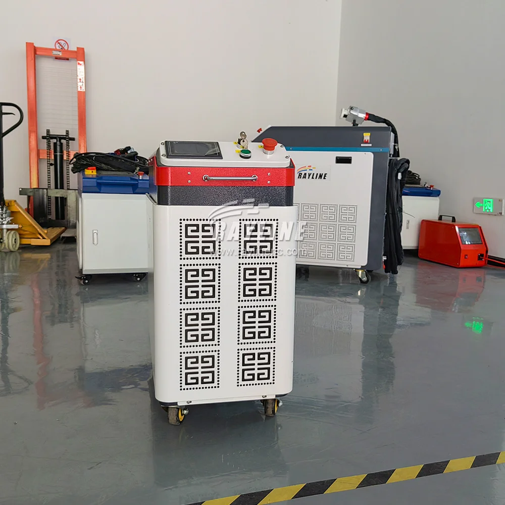 Mesin Pembersih Laser Serat Portabel Penghilang Karat Aspek Logam Bersih Pembersih Laser Besi Baja Penghilang Karat Kepala yang Dapat Disesuaikan