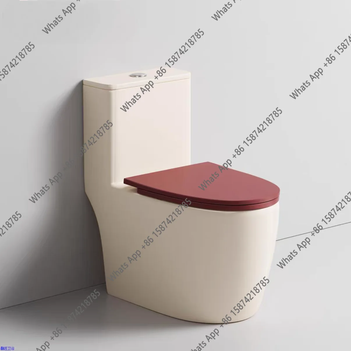 Toilet siphon toilet minimalist cream style toilet ceramic household silent bathroom furniture