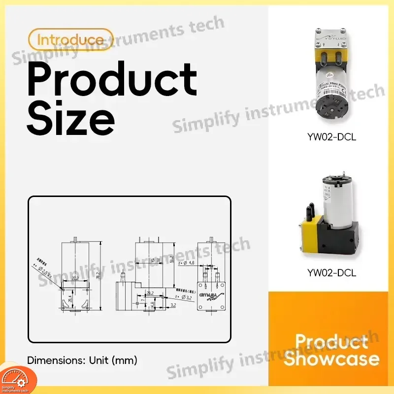 Silent Submersible Aquarium Water Pump DC Low Noise Fish Tank Filter Pump for Hydroponics Pond Wastewater Treatment Micro