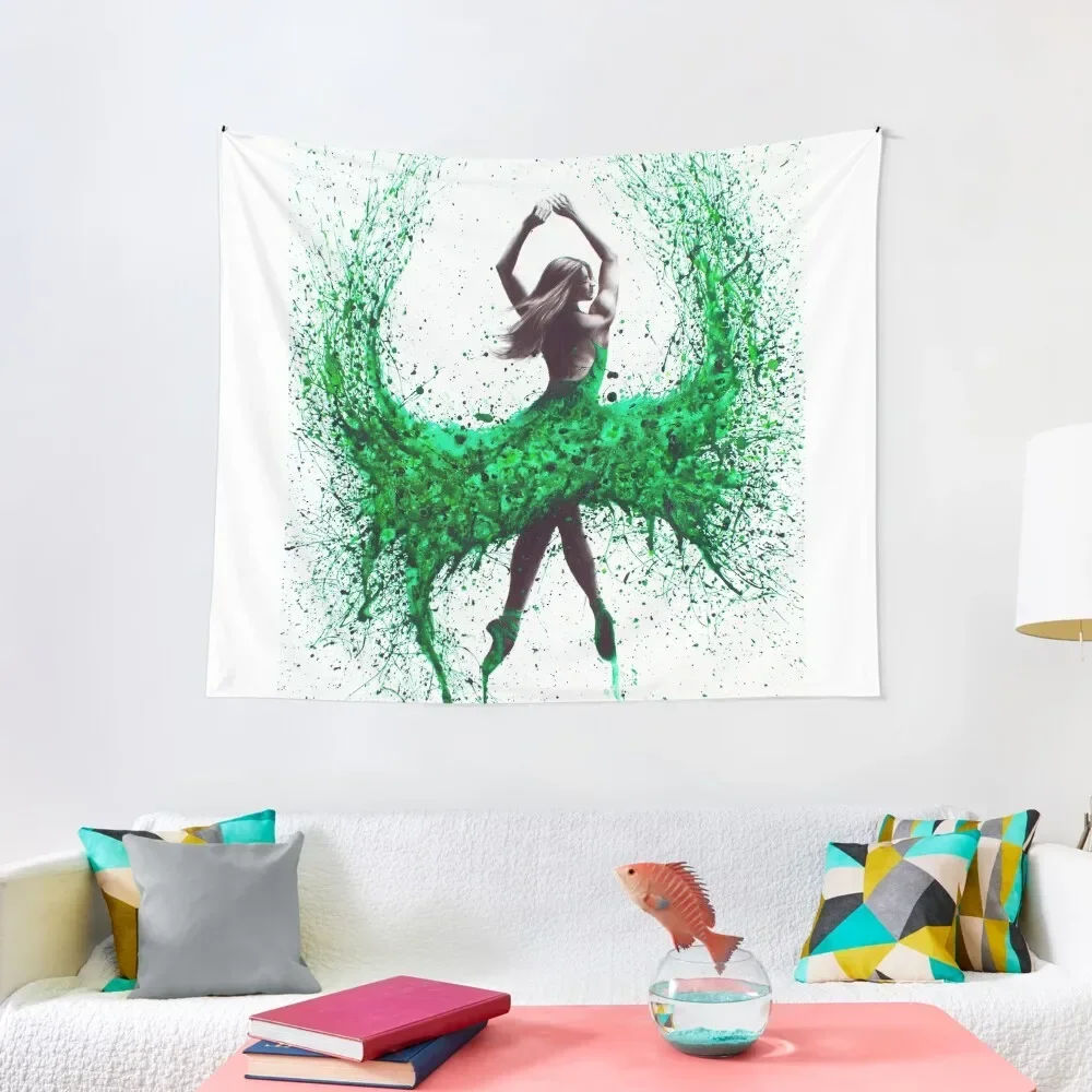 

Green Dance Tapestry Wall Decoration Aesthetic Decoration Bedroom Decor Aesthetic Tapestry